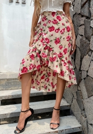 (Real Image)2022 Styles Women Sexy INS Styles Floral Bohemian Skirts