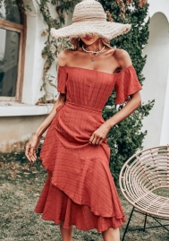 (Real Image)2022 Styles Women Sexy INS Styles Floral Bohemian Maxi Dress