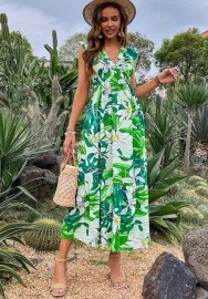 (Real Image)2022 Styles Women Sexy INS Styles Floral Bohemian Maxi Dress