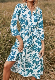 (Real Image)2022 Styles Women Sexy INS Styles Floral Bohemian Midi Dress