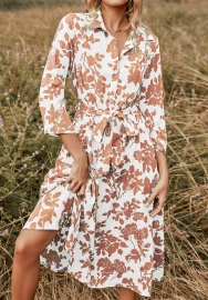 (Real Image)2022 Styles Women Sexy INS Styles Floral Bohemian Midi Dress