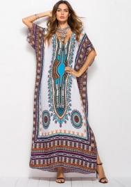 (Real Image)2022 Styles Women Sexy INS Styles Floral Bohemian Maxi Dress