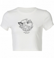 (Real Image)2022 Styles Women Fashion INS Styles Print Tee