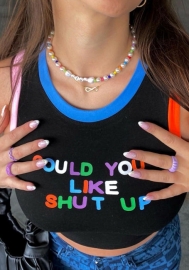 (Real Image)2022 Styles Women Fashion INS Styles Print Tank Tops