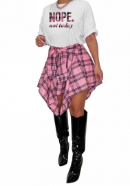 2022 Styles Women Fashion INS Styles Print Two Piece Suit Dress