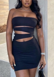 2022 Styles Women Fashion INS Styles Cut Out Club Dress