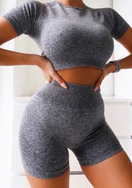 (Real Image)2022 Styles Women Sexy INS Styles Solid Color Short Two Piece Suit