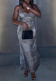 (Real Image)2022 Styles Women Sexy INS Styles Print Maxi Dress