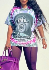 (Only Tops)2022 Styles Women Fashion INS Styles Short Sleeve Print Tee