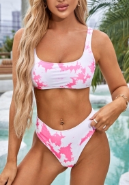 (Real Image)2022 Styles Women Fashion INS Styles Print Bikini Set