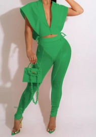 2022 Styles Women Fashion INS Styles Solid Color Two Piece Suit