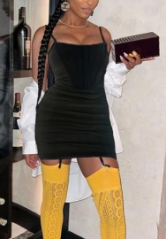 2022 Styles Women Fashion INS Styles Strap Summer Ruffle Mini Dress