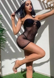 (Real Image)2022 Styles Women Sexy INS Styles Sequin Mini Dress