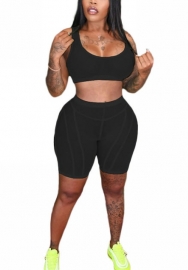 (Real Image)2022 Styles Women Fashion INS Styles Solid Color Mesh Short Two Piece Suit