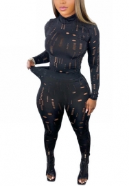 (Real Image)2022 Styles Women Fashion INS Styles Hole Two Piece Suit