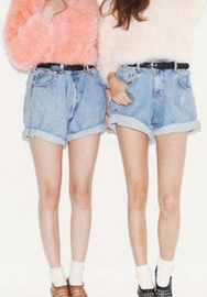 (Not Waist Tie)2022 Styles Women Fashion INS Styles Jeans Short Pants