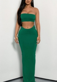 2022 Styles Women Fashion INS Styles Tube + Maxi Skirts Maxi Dress