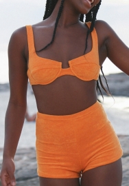 2022 Styles Women Fashion INS Styles Velvet Short Two Piece Suit