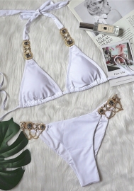 (Real Image)2022 Styles Women Fashion INS Styles Diamonds Bikini Set
