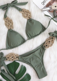 (Real Image)2022 Styles Women Fashion INS Styles Diamonds Bikini Set