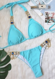 (Real Image)2022 Styles Women Fashion INS Styles Diamonds Bikini Set