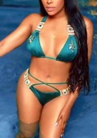 (Real Image)2022 Styles Women Fashion INS Styles Diamonds Bikini Set