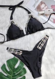 (Real Image)2022 Styles Women Fashion INS Styles Diamonds Bikini Set