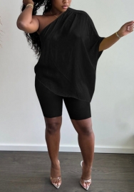 (Real Image)2022 Styles Women Fashion INS Styles Solid Color Loose Short Two Piece Suit