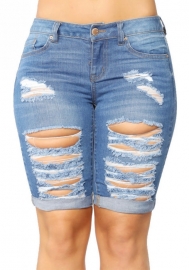 (Real Image)2022 Styles Women Fashion INS Styles Ripped Short Pants