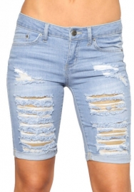 (Real Image)2022 Styles Women Fashion INS Styles Ripped Short Pants