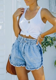 (Only Bottom)(Real Image)2022 Styles Women Fashion INS Styles Jeans Short Pants