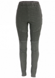 (Real Image)2022 Styles Women Fashion INS Styles Solid Color Jeans Long Pants