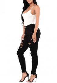 (Only Bottom)(Real Image)2022 Styles Women Fashion INS Styles Jeans Ripped Long Pants