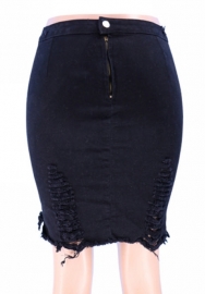 (Real Image)2022 Styles Women Fashion INS Styles Jeans Ripped Skirts