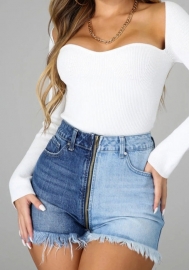 (Real Image)2022 Styles Women Fashion INS Styles Jeans Ripped Short Pants