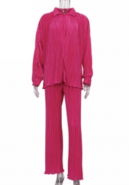 (Real Image)2022 Styles Women Fashion INS Styles Rib Solid Color Two Piece Suit