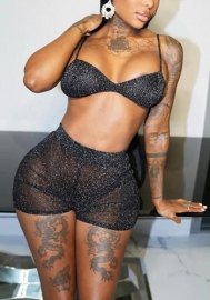 (Real Image)2022 Styles Women Fashion INS Styles Velvet Short Two Piece Suit