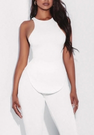 2022 Styles Women Fashion INS Styles Solid Color Irregular Two Piece Suit