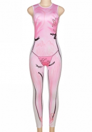 (Real Image)2022 Styles Women Fashion INS Styles Print Two Piece Suit