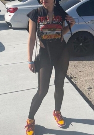 2022 Styles Women Fashion INS Styles Print Tee