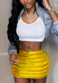 (Only Skirts)(Real Image)2022 Styles Women Fashion INS Styles Print Club Dress