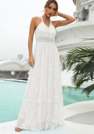 (Real Image)2022 Styles Women Fashion INS Styles Lace Bohemian Maxi Dress