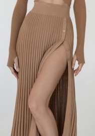 2022 Styles Women Fashion INS Styles Solid Color Sweater Skirts