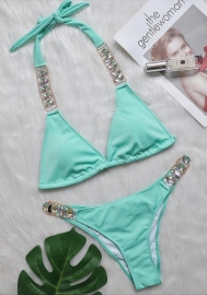 (Real Image)2022 Styles Women Fashion INS Styles Diamond Bikini Set