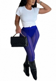 (Only Long Pants)(Real Image)2022 Styles Women Fashion INS Styles Mesh Long Pants