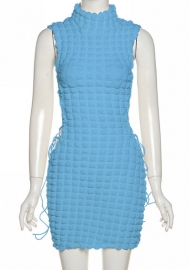 (Real Image)2022 Styles Women Fashion INS Styles Double Lace Up Mini Dress