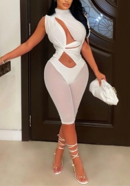 2022 Styles Women Fashion INS Styles Bandage Cut Out Romper
