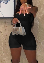 (Real Image)2022 Styles Women Fashion INS Styles Solid Color Romper