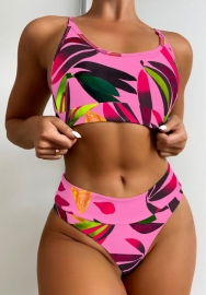 (Real Image)2022 Styles Women Fashion Summer Instagram Styles Print Bikini Set