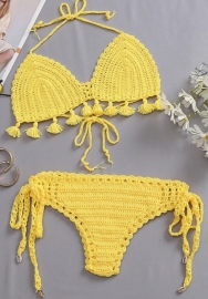 2022 Styles Women Fashion Summer Instagram Styles Sweater Bikini Set